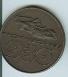 Original Porsche Calendar Coin 1980