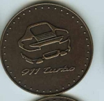 Original Porsche Calendar Coin 2000