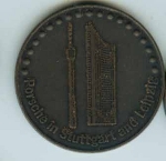 Original Porsche Calendar Coin 2001