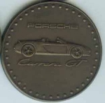 Original Porsche Calendar Coin 2002