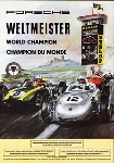 World Champion Nurnburgring 1960 - Race Poster Porsche Reprint