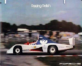 Porsche Advertising From 1979 - Porsche Original Race Poster