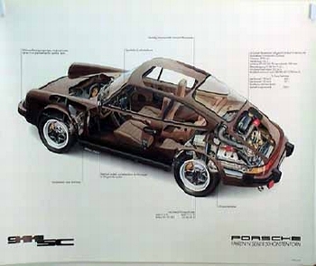 Porsche Original 1983 Cutaway 911