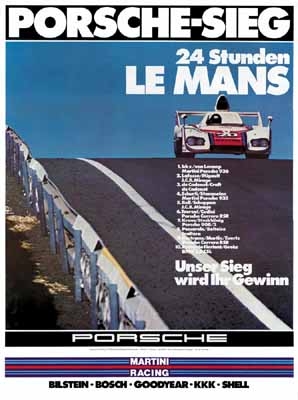 Porsche 24 Hours Of Le Mans 1985 - Porsche Original Race Poster