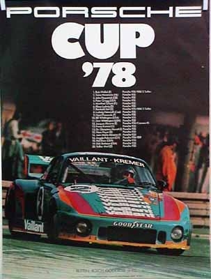 Porsche Cup 1978 - Porsche Original Race Poster