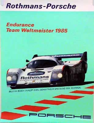 Porsche Original Rothmans Endurance Team