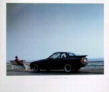 Porsche 944 Poster, 1984