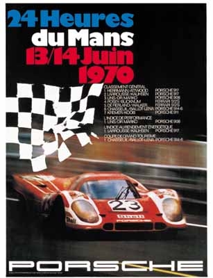 24 Hours Of Le Mans 1970 - Porsche Reprint
