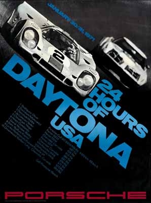24 Hours Of Daytona 1971 - Porsche Reprint