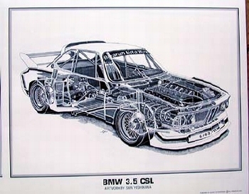 Artwork Shin Yoshikawa Bmw 3