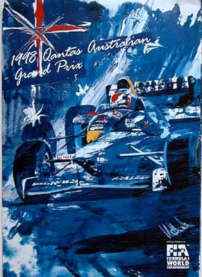  Formula  on Fia Original 1998 Formula 1   Race Posters   Formula 1 Posters   Other