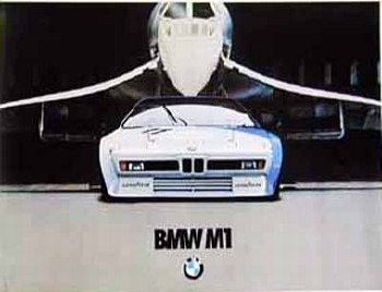 Bmw M1 Poster Reprint