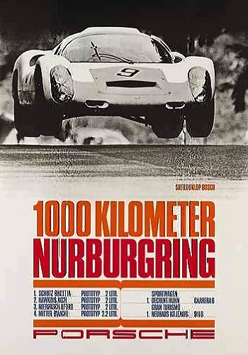 Porsche Race Reprint 1000km Nurburgring