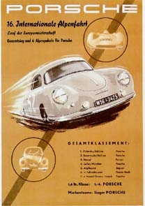 Porsche Race Reprint 356 Alpenfahrt