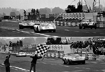 Ickx /oliver In Their Ford Gt 40 Und Herrmann/larrousse In Their