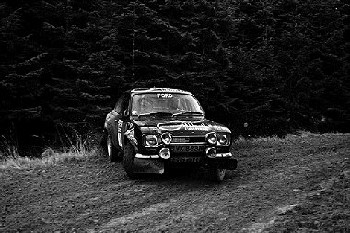 Mäkinen And Liddon In Their Ford Escort Rs 1600, 1975