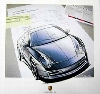 Design Study Porsche 911 Carrera Coupé - Poster Design Study Porsche 911 Carrera Coupé - Poster
