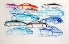 Porsche Design Study Porsche 996, Poster 1998