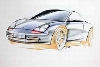 Porsche Design Study Porsche 996, Poster 1998