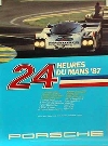 Porsche 24 Hours Of Le Mans 1987 - Porsche Original Race Poster