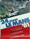 Porsche 24 Hours Of Le Mans 1981 - Porsche Original Race Poster