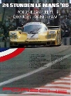 Porsche 24 Hours Of Le Mans 1985 - Porsche Original Race Poster