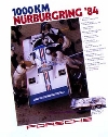 1000 Km Nurburgring 1984 - Porsche Reprint