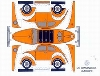 Construction Postcard Vw Beetle Orange Construction Postcard Vw Beetle Orange