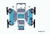 Bastelpostkarte Construction Postcard Bmw Isetta Bastelpostkarte Construction Postcard Bmw Isetta