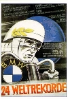 Bmw Motorbike 24 Weltrekorde 1934 - Postcard Reprint Bmw Motorbike 24 Weltrekorde 1934 - Postcard Reprint