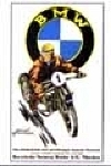 Bmw Motorbike 1925 Automobile Car - Postcard Reprint Bmw Motorbike 1925 Automobile Car - Postcard Reprint