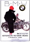 Bmw Motorbike 1927 Automobile Car - Postcard Reprint
