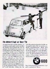 Bmw Advertisement 1959 Reprint 600 - Postcard Reprint Bmw Advertisement 1959 Reprint 600 - Postcard Reprint