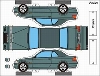 Construction Postcard Bmw 3 Cabriolet Construction Postcard Bmw 3 Cabriolet
